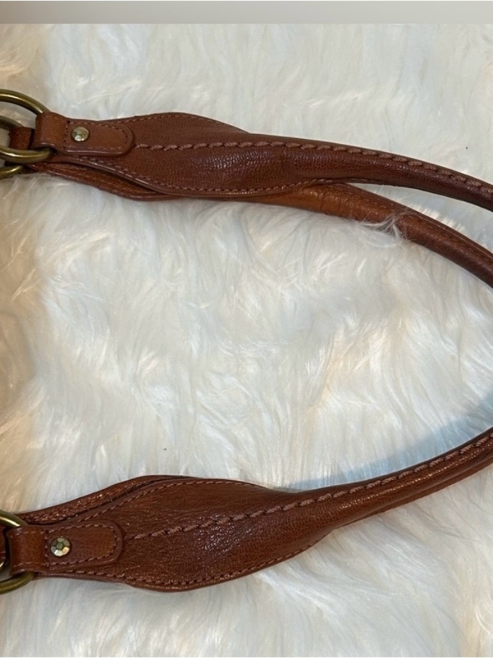 Sigrid Olsen Brown Leather Hobo structured Shoulder Bag - Picture 8 of 14